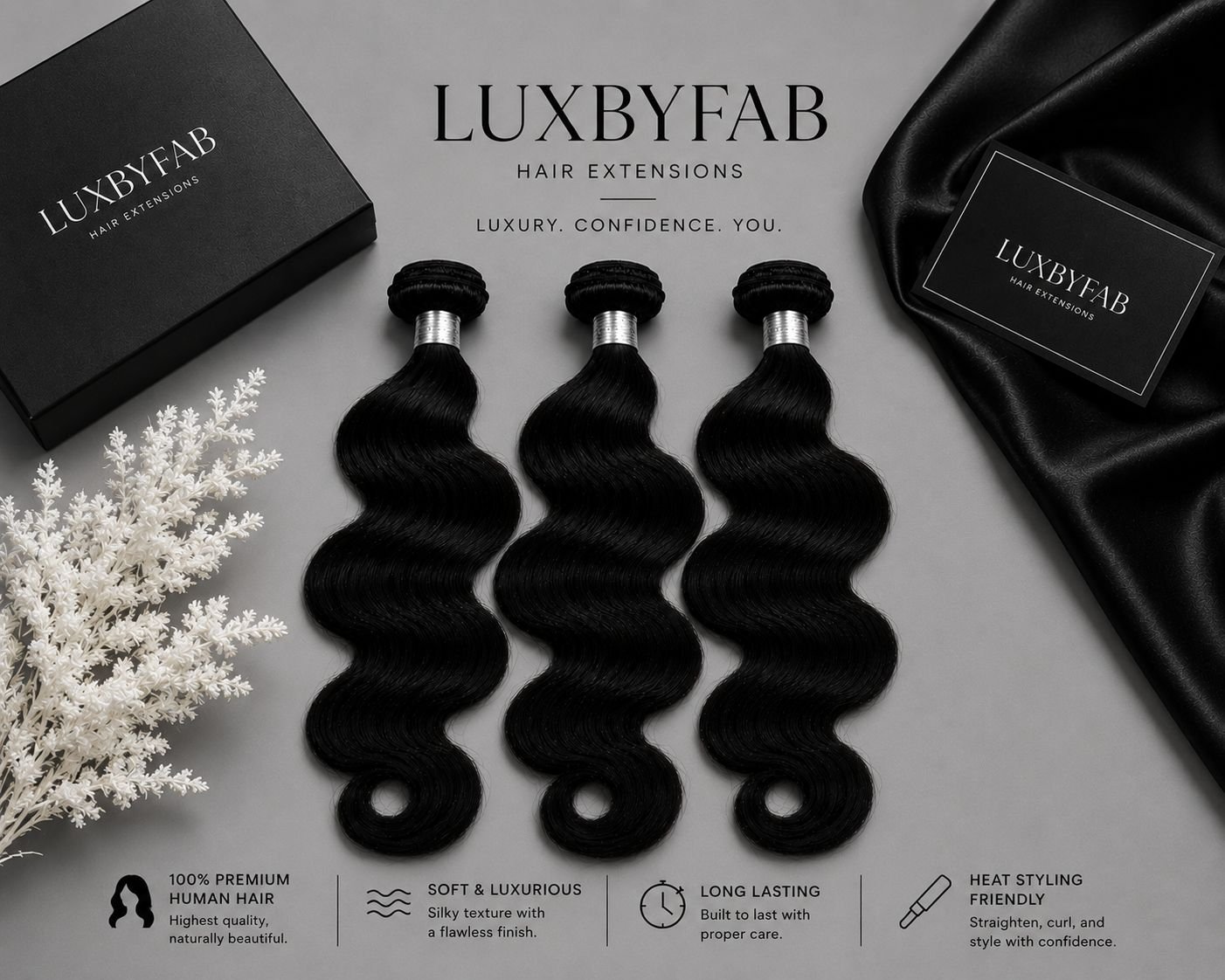 LUXbyFab premium human hair